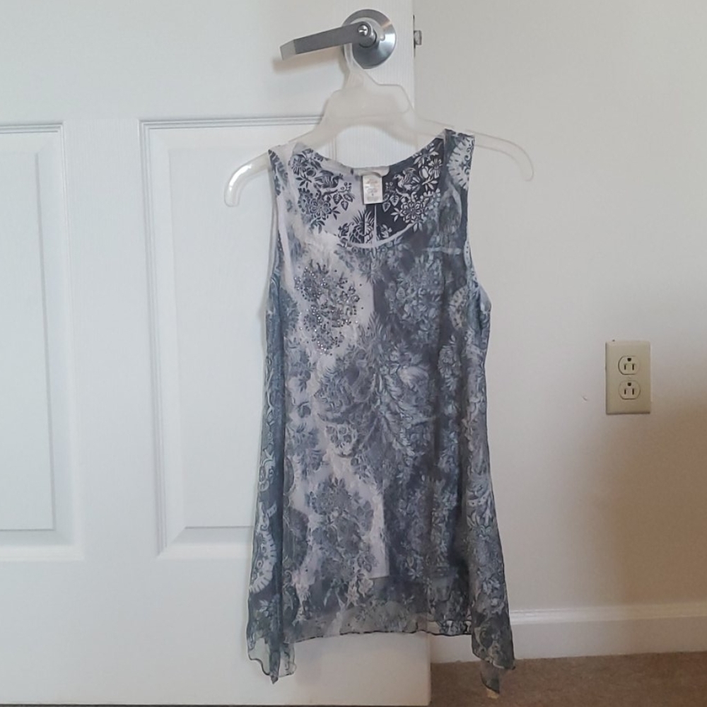 Brittany Black Lace Shirt Size Small